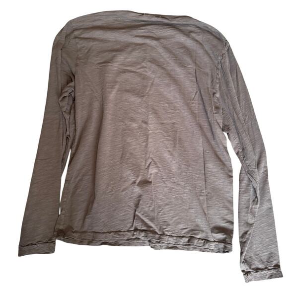Alex Mill Men’s Long Sleeve Tee Size Large Taupe 100% Cotton - Picture 2 of 6